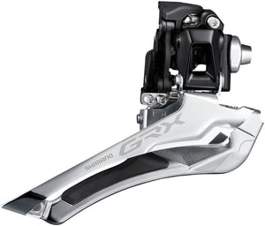 Shimano Front Derailleurs and Parts Shimano GRX FD-RX400-F 2x10 Speed Braze-On Front Derailleur 46t Max Chainring