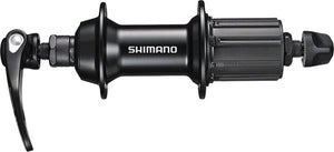 Shimano Hubs 36H / Black Shimano FH-RS400 Rear Hub - QR x 130mm Rim Brake HG 11 Road