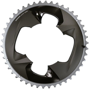 SRAM Chainrings SRAM Force 2x12-Speed Outer Chainring - 48t 107 BCD 4-Bolt Polar Grey For use 35t Inner