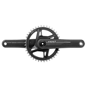 SRAM Cranksets and Arms SRAM Red 1x XPLR E1 Crankset Speed: 12/13 Spindle: 28.99mm BCD: Direct Mount SRAM 8 Bolt 42 DUB 160mm Black Road Disc