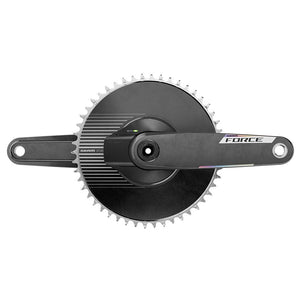 SRAM Power Meter Cranksets SRAM Force 1x Aero Powermeter E1 Power Meter Crankset Speed: 12/13 Spindle: 28.99mm BCD: Direct Mount SRAM 8 Bolt 50 DUB 160mm Black Road