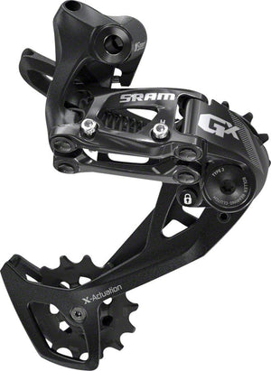 SRAM Rear Derailleurs SRAM GX Rear Derailleur - 11 Speed Medium Cage Black 2x With Clutch