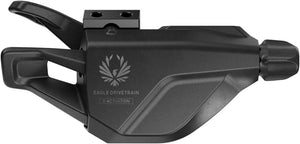 SRAM Shifters SRAM S200 Eagle Trigger Shifter - Rear 12-Speed Single-Click Includes Discrete Clamp MMX Compatible BLK B1