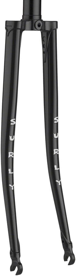 Surly Rigid Forks Surly Steamroller Fork 700c 1-1/8" Threadless Black