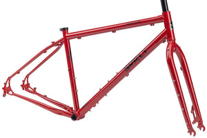Surly Touring Frames Surly Bridge Club Frameset - 27.5" Steel Lingering Cranberry Large