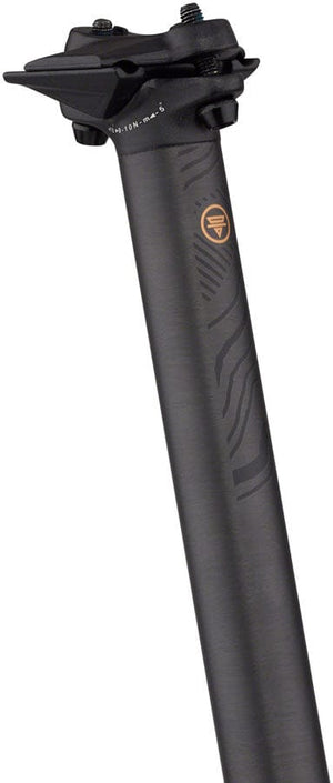 Teravail Seatpost Teravail Stratum Carbon Seatpost - 27.2 x 400mm 18mm Offset Black
