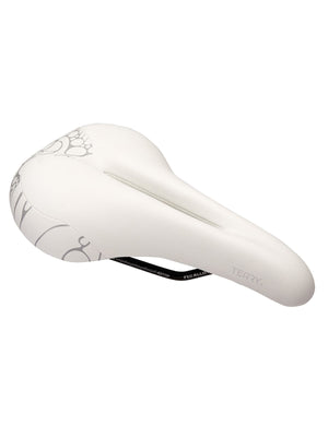 Terry Saddle Butterfly Cromoly Saddle White