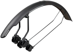Topeak Clip-On Fender Topeak Tetrafender R2 Rear Fender - Fits Up To 650/700 x 32 Road Tire Black