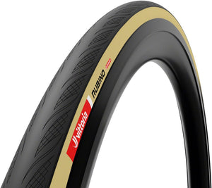 Vittoria Tires 700 X 28 / Black/Tan / Clincher Folding Vittoria Rubino V 700c Tire - Folding, 1C Graphene + Silica G2.0