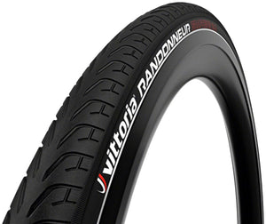 Vittoria Tires Vittoria Randonneur Reflect Tire - 700 x 28 Clincher Wire Black