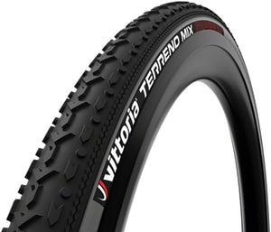 Vittoria Tires Vittoria Terreno Mix Tire - 700 x 33 Tubeless Folding BLK/Anthracite 1C TNT G2.0