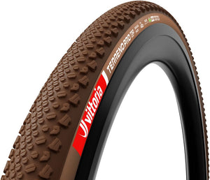 Vittoria Tires Vittoria Terreno Pro T50 Mixed Tire - 700 x 45 Tubeless Folding BLK/Brown Eco Gravel Race