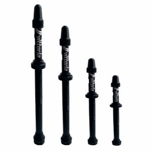 Vittoria Tubeless Valves Vittoria Multiway Tubeless Valve Alloy Black 60mm (Pair)