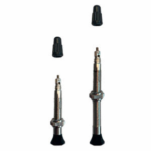Vittoria Tubeless Valves Vittoria Vittoria Singleway Tubeless Brass Valve 60mm (Pair)