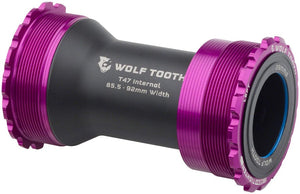 Wolf Tooth Bottom Brackets 29Mm / Ultraviolet Purple Wolf Tooth Bottom Bracket - T47 85.5/92mm