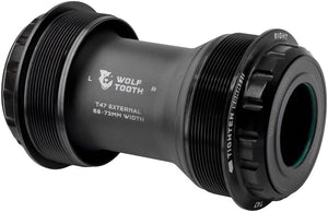 Wolf Tooth Bottom Brackets Wolf Tooth T47 External Bottom Bracket - T47 External 68/73mm For 24mm/Shimano Spindle BLK