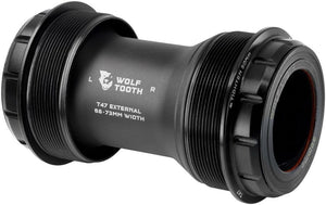 Wolf Tooth Bottom Brackets Wolf Tooth T47 External Bottom Bracket - T47 External 68/73mm For 30mm Spindle BLK