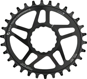 Wolf Tooth Chainrings Wolf Tooth Elliptical Direct Mount Chainring - 34t RaceFace/EastonCINCH Direct Mount Drop-Stop A 6mm Offset BLK