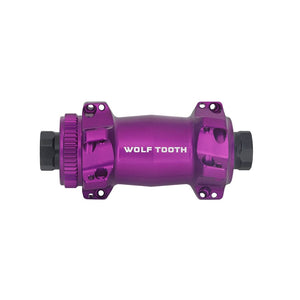 Wolf Tooth Front Hub Wolf Tooth Road/Gravel Front Hub - 12 x 100mm Center-Lock Ultraviolet Purple Straight Pull 24H