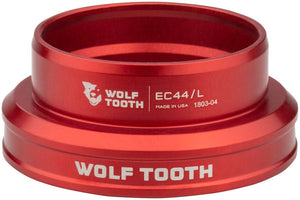 Wolf Tooth Headset Lower Wolf Tooth Performance Headset - EC44/40 Lower Red