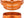 Wolf Tooth Headsets Orange Wolf Tooth Premium Internal Headset - EC44 Upper / EC44 Lower For Enve In-Route System Only