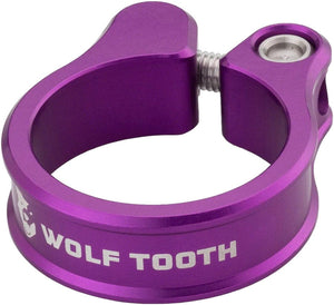Wolf Tooth Saddle Clamp Wolf Tooth Seatpost Clamp - 34.9mm Bolt-On Ultraviolet Purple