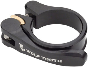 Wolf Tooth Seatpost Parts and Accessories Wolf Tooth Components Quick Release Seatpost Clamp - 38.6mm QR Black