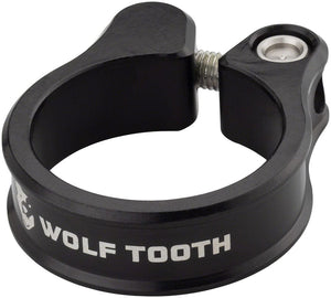 Wolf Tooth Seatpost Parts and Accessories Wolf Tooth Seatpost Clamp - 31.8mm Bolt-On Black