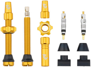 Wolf Tooth Tubeless Valves Wolf Tooth Tubeless Valve Stem Kit - 44 mm Gold