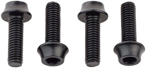 Wolf Tooth Water Bottle Cage Parts Black Wolf Tooth Water Bottle Cage Bolts - Set/4 Aluminum