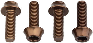 Wolf Tooth Water Bottle Cage Parts Espresso Wolf Tooth Water Bottle Cage Bolts - Set/4 Aluminum
